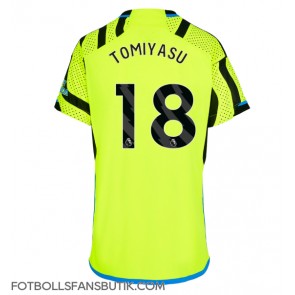 Arsenal Takehiro Tomiyasu #18 Replika Bortatröja Damer 2023-24 Kortärmad